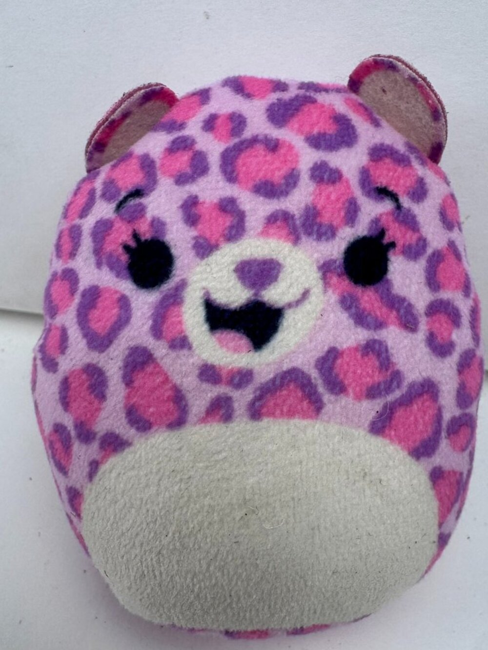 Squishmallow Chello Cheetah Leopard Pink Mini Plush 3.5" Stuffed Animal Stain